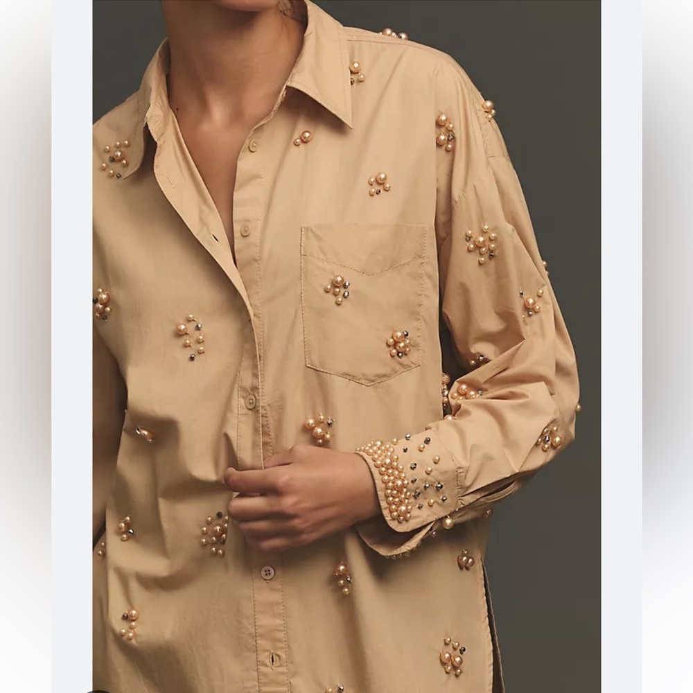Beaded Maeve Buttondown